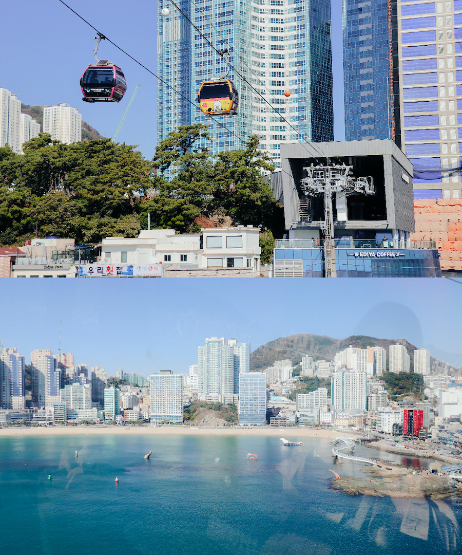 釜山景點推薦：可使用釜山PASS直接購票搭乘釜山松島纜車。