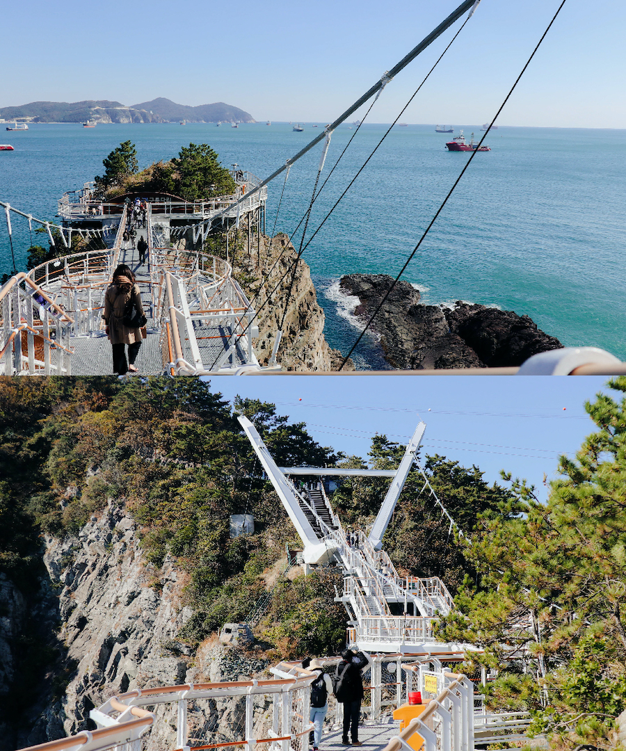 釜山景點推薦：松島四大名勝之一，松島龍宮空中步道